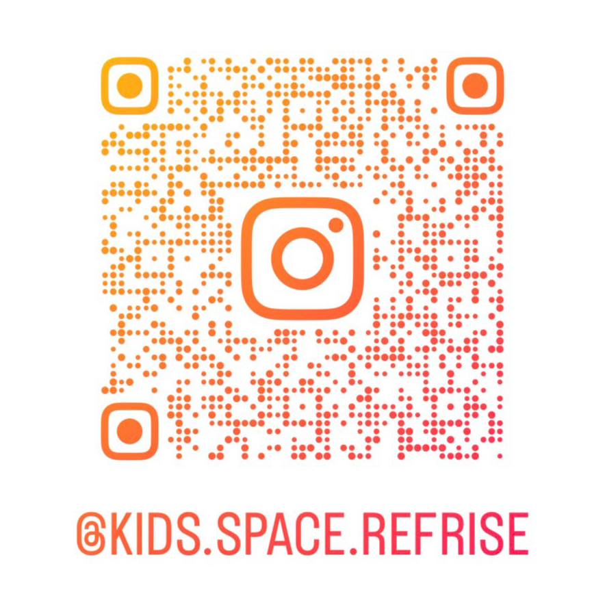 kids space リフライズのインスタグラムQRコード